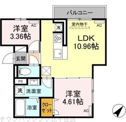 （仮）D-room新宿4丁目の物件間取画像